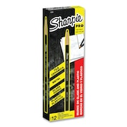 Sharpie Peel-Off China Markers, Black, PK12 2089